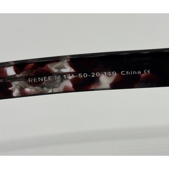 Warby Parker Renee M 171 Eyeglasses 50-20-140 Oval Thick Frames - Picture 5 of 8